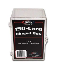 BCW - Hængslet kortboks - 150 kort