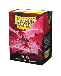 Dragon Shield - Dual Matte Sleeves - Fury 'Alaric, Crimson King' (100)
